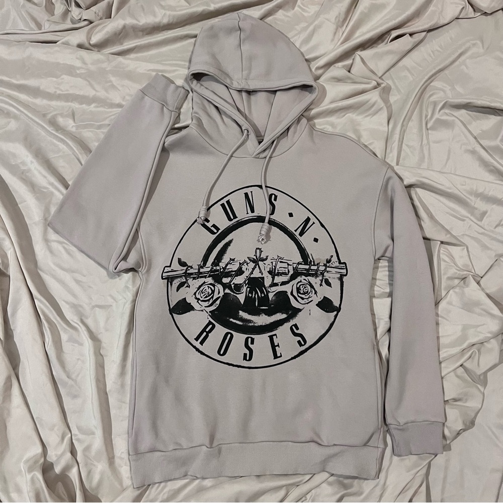 Bershka Guns N Roses printed hoodie
